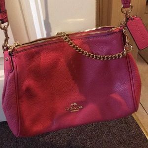 Authentic Coach pink crossbody.